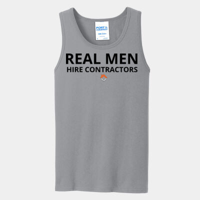 VCT Real Men Hire Contractors - Core Cotton Tank Top Thumbnail