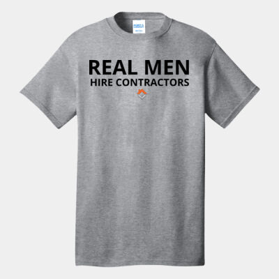 VCT Real Men Hire Contractors - Tall Core Cotton Tee Thumbnail