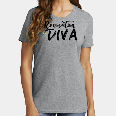 VCT Renovation Diva - Ladies Core Cotton Tee Thumbnail