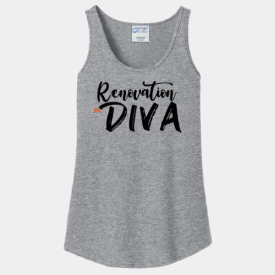 VCT Renovation Diva - Ladies Core Cotton Tank Top Thumbnail