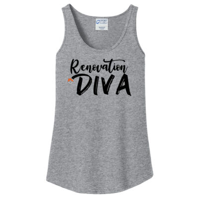 VCT Renovation Diva - Ladies Core Cotton Tank Top Thumbnail