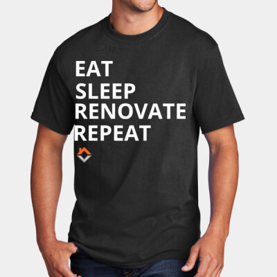 Eat Sleep Renovate Repeat - Core Cotton Tee Thumbnail