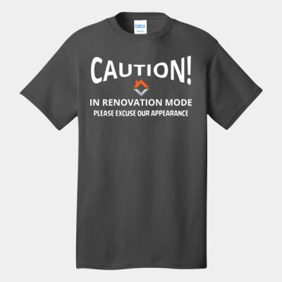 VVT Caution in renovation mode  - Tall Core Cotton Tee Thumbnail