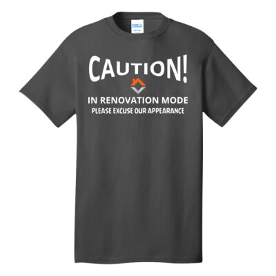VVT Caution in renovation mode  - Tall Core Cotton Tee Thumbnail