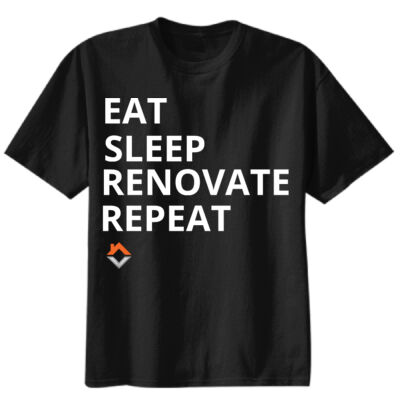 Eat Sleep Renovate Repeat - Youth Core Cotton Tee Thumbnail