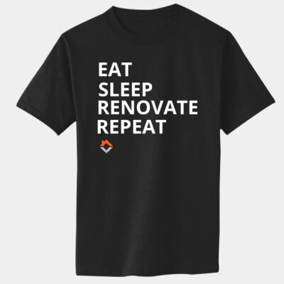 Eat Sleep Renovate Repeat - Toddler Core Cotton Tee Thumbnail