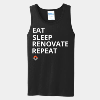 Eat Sleep Renovate Repeat - Core Cotton Tank Top Thumbnail