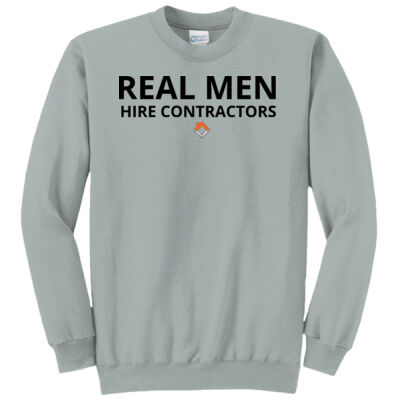 VCT Real Men Hire Contractors - Core Fleece Crewneck Sweatshirt Thumbnail