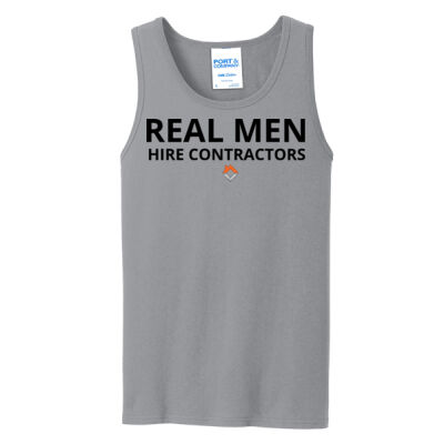 VCT Real Men Hire Contractors - Core Cotton Tank Top Thumbnail