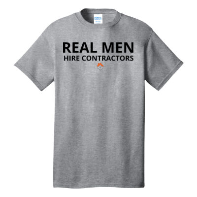 VCT Real Men Hire Contractors - Tall Core Cotton Tee Thumbnail
