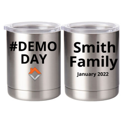 VCT Demo Day Personalized  - 10 oz Silver Stainless Steel Short Tumbler Thumbnail