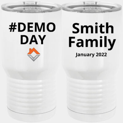 VCT Demo Day Personalized  - 20 oz. Tall Stainless Steel Vacuum Insulated Tumbler White Thumbnail
