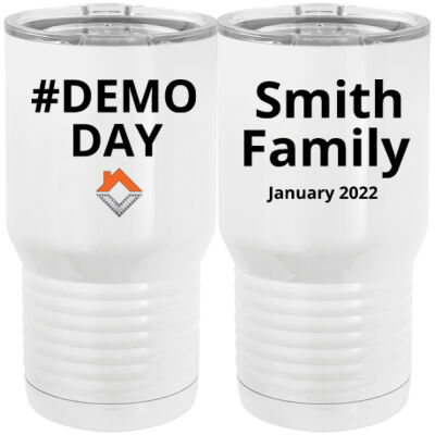 VCT Demo Day Personalized  - 20 oz. Tall Stainless Steel Vacuum Insulated Tumbler White Thumbnail
