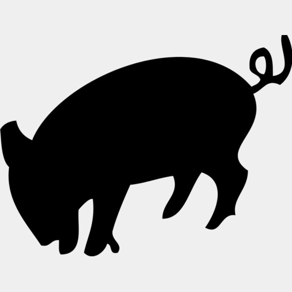 Pig Silhouette 5 Thumbnail