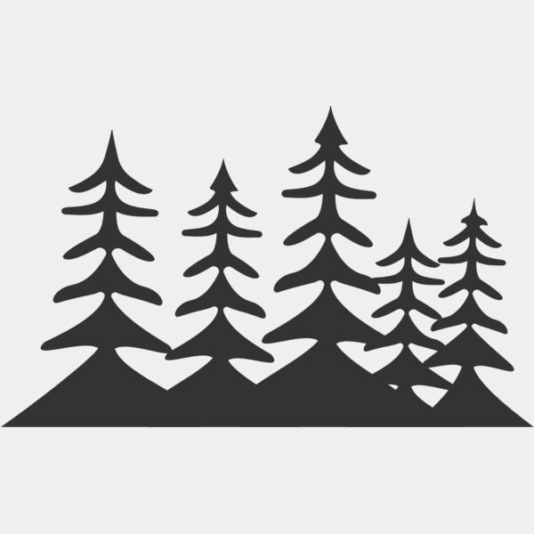 Tree Forest Silhouette 1 Thumbnail