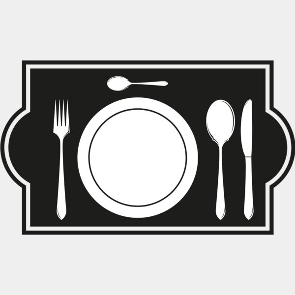 Plate Fork Spoon Knife Table Setting 1 Thumbnail