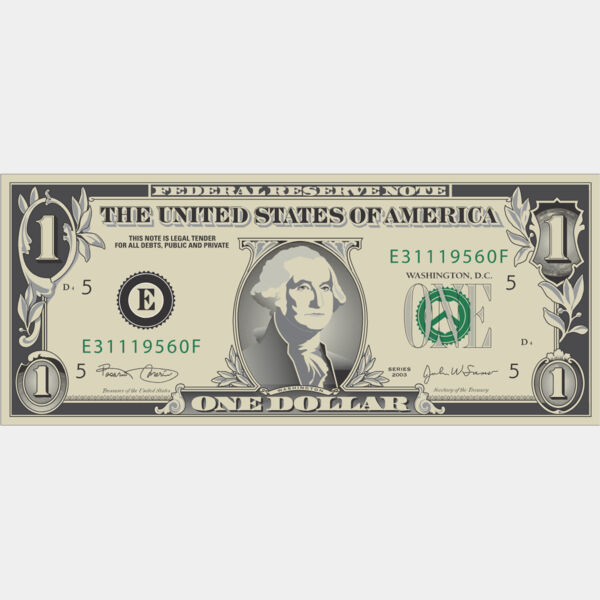 One Dollar Bill 1 Thumbnail