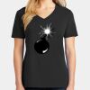 Ladies Core Cotton V-Neck Tee Thumbnail