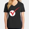 Ladies Core Cotton V-Neck Tee Thumbnail