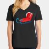 Ladies Core Cotton V-Neck Tee Thumbnail