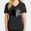 Ladies Core Cotton V-Neck Tee Thumbnail